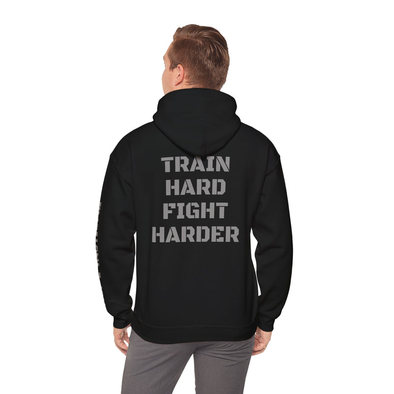 Unisex Train Hard Fight Harder Tactical Hoodie