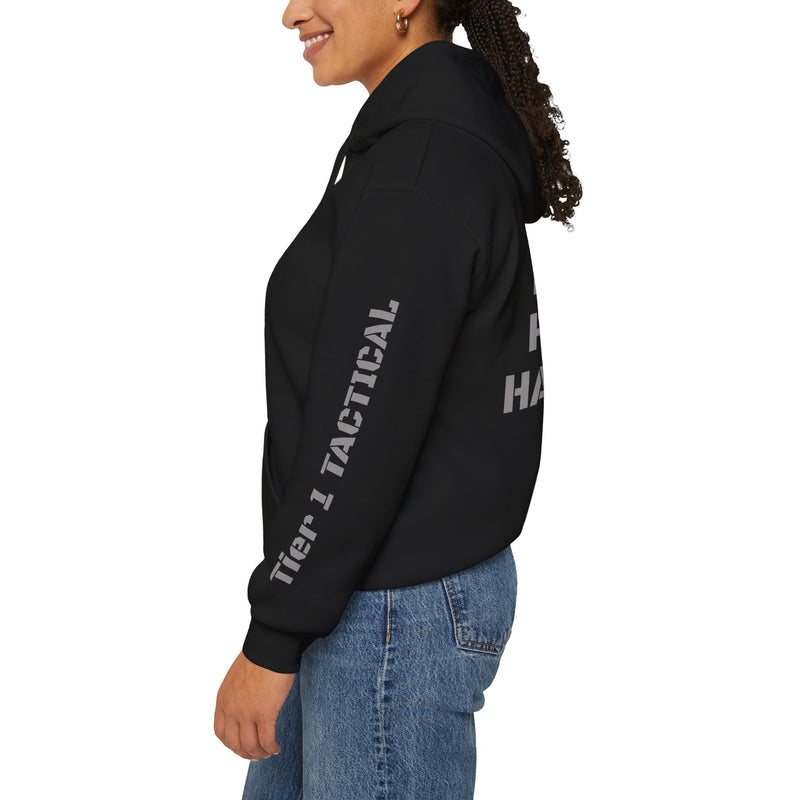 Unisex Train Hard Fight Harder Tactical Hoodie