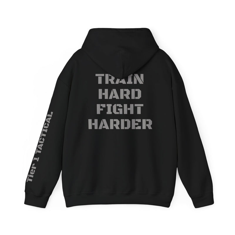 Unisex Train Hard Fight Harder Tactical Hoodie