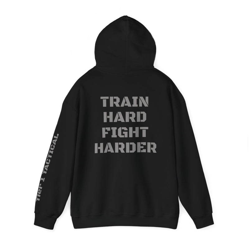 Unisex Train Hard Fight Harder Tactical Hoodie