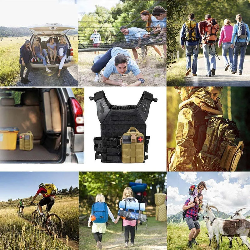 Outdoor Survival Kit – Tactical First Aid Bag for Camping & Emergency Use