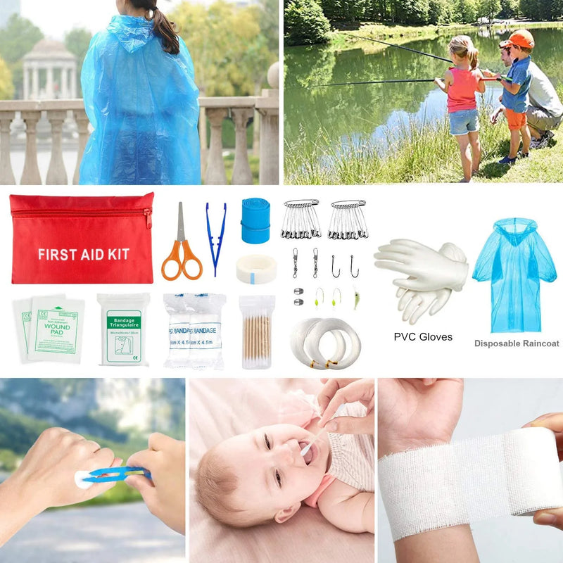 Outdoor Survival Kit – Tactical First Aid Bag for Camping & Emergency Use