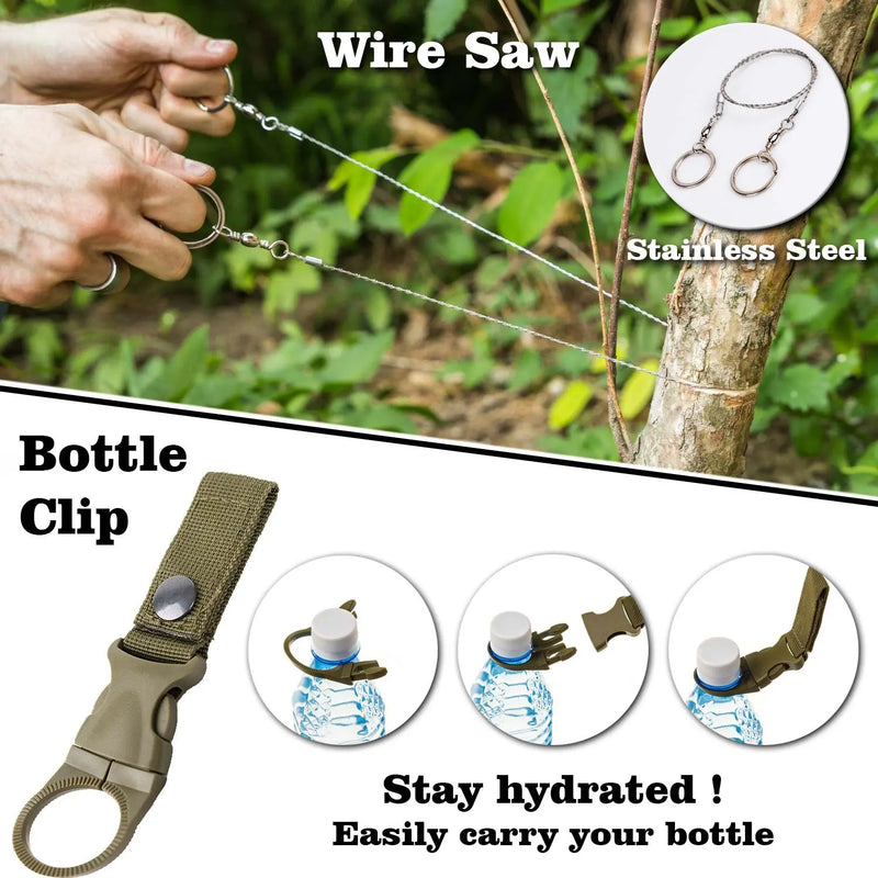 Outdoor Survival Kit – Tactical First Aid Bag for Camping & Emergency Use