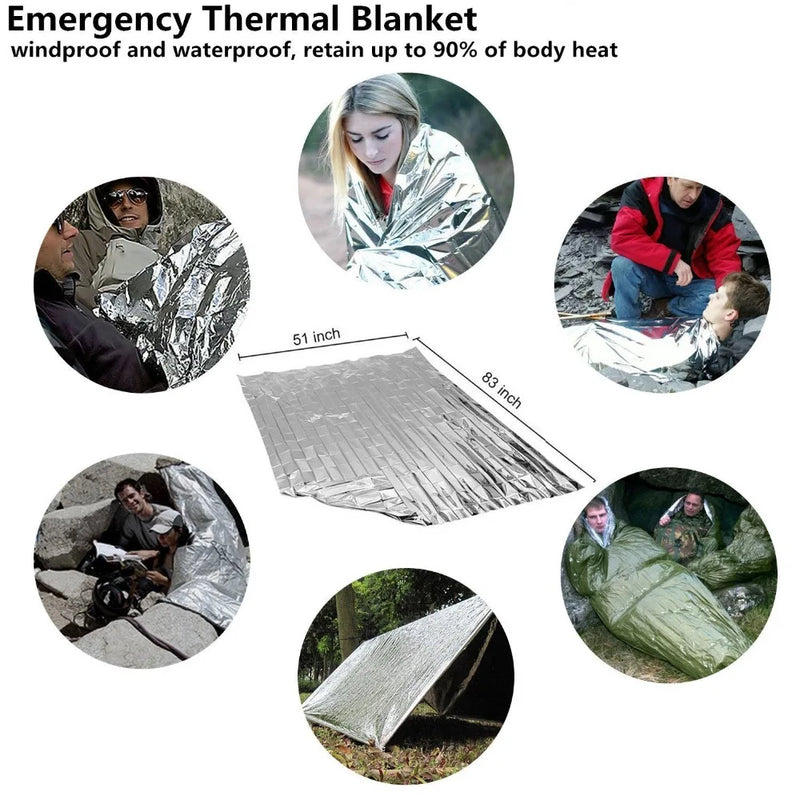 Outdoor Survival Kit – Tactical First Aid Bag for Camping & Emergency Use