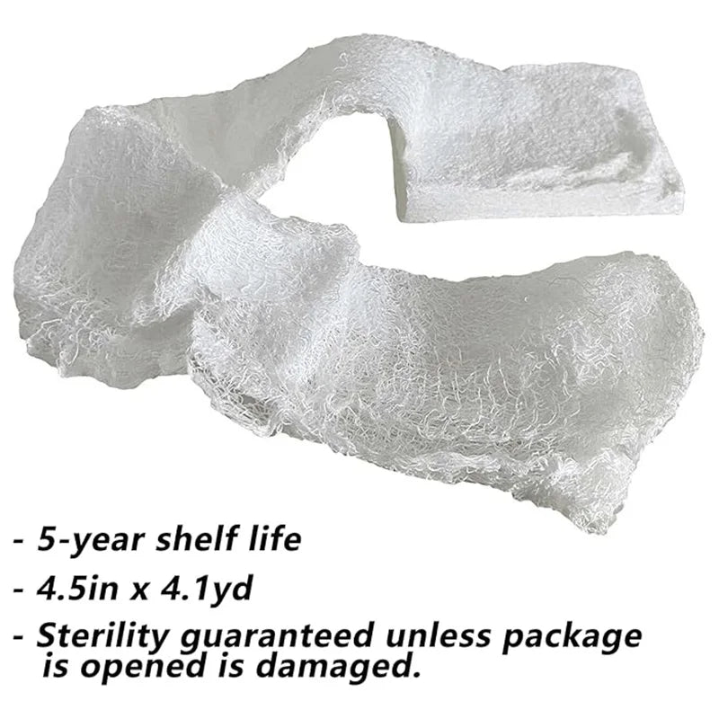 Sterile Compressed Gauze for Emergency Wound Dressing First Aid and Trauma Kit For Camping Travel 0utdoor Survival RHINO RESCUE