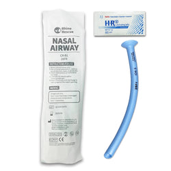 Rhino Rescue Nasopharyngeal (Nasal) Airway 2pcs NPA With Lubrican Nasopharyngeal Airway 28FR
