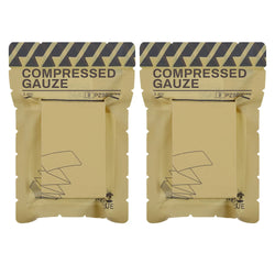 RHINO RESCUE Sterile Compressed Gauze – Emergency Wound Dressing for First Aid & Survival