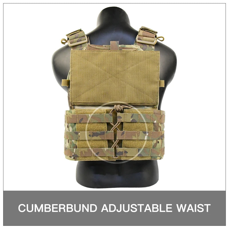 EMERSONGEARS 1000D Nylon Fabric Quick Releaseable  6094K tactical vest with Triple magazine pouch