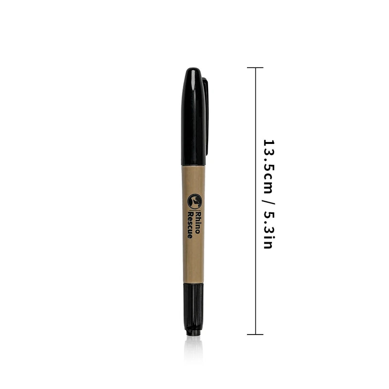 RHINO RESCUE Double Tip Marker Pens – Fine & Broad (10-Pack)