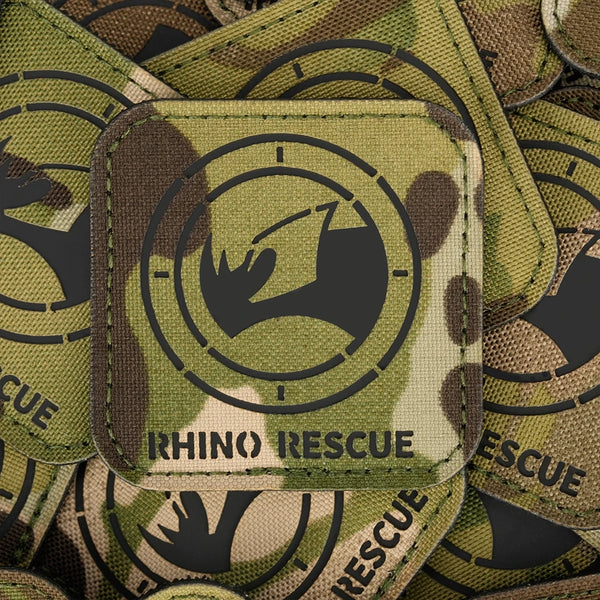 RHINO RESCUE Medic Patch – Tactical Rubber Badge with Hook Backing