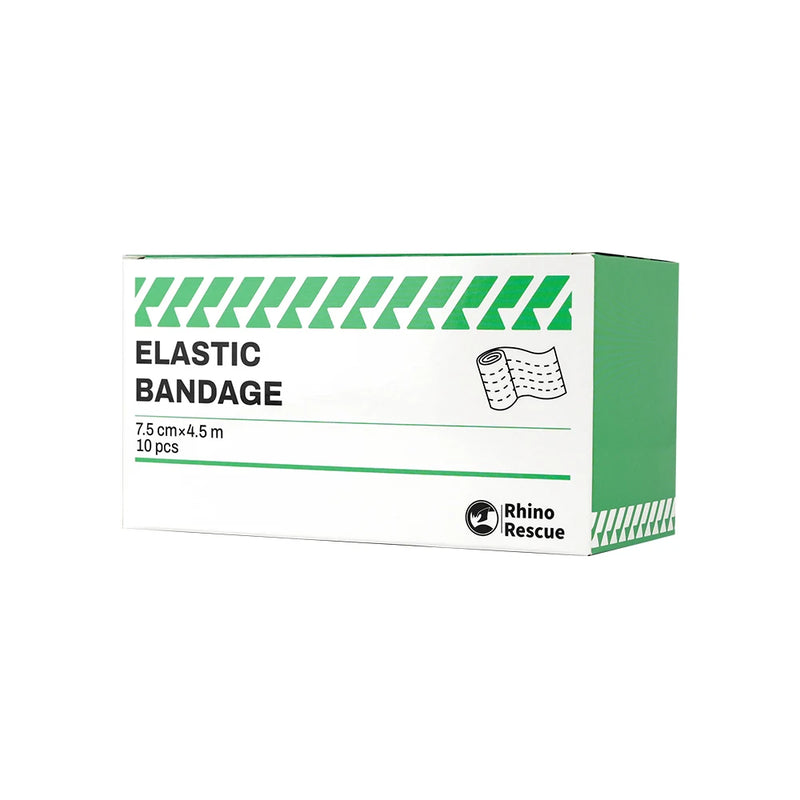 RHINO RESCUE Gauze Rolls (10 Pack) – 4" x 4.9yd Breathable First Aid Wraps