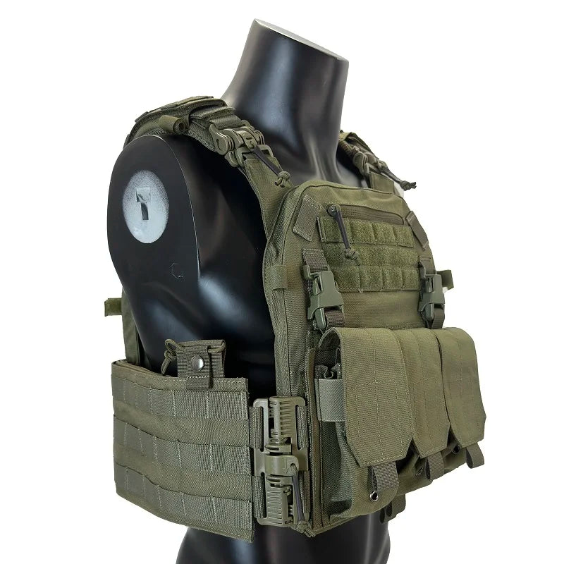 EMERSONGEARS 1000D Nylon Fabric Quick Releaseable  6094K tactical vest with Triple magazine pouch