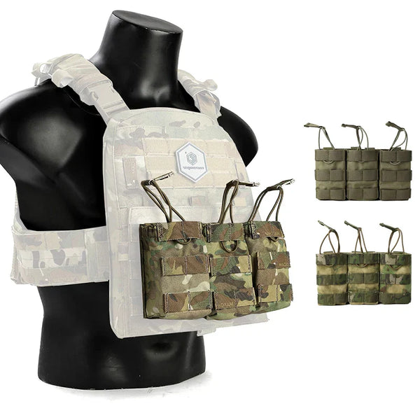 Emersongear 7.62mm Triple Open Top Magazine Pouch