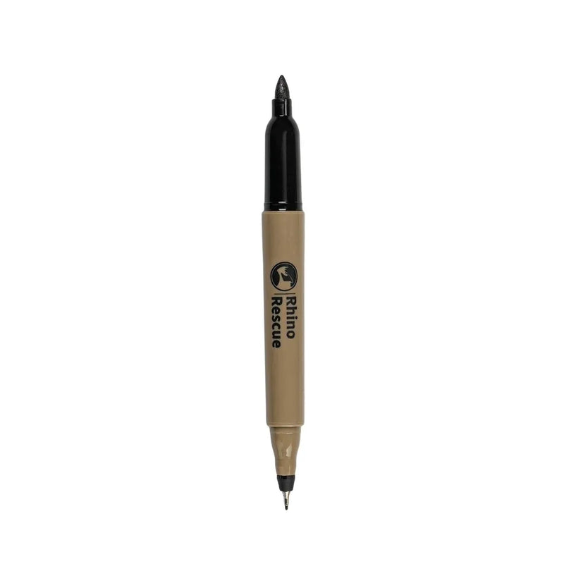 RHINO RESCUE Double Tip Marker Pens – Fine & Broad (10-Pack)