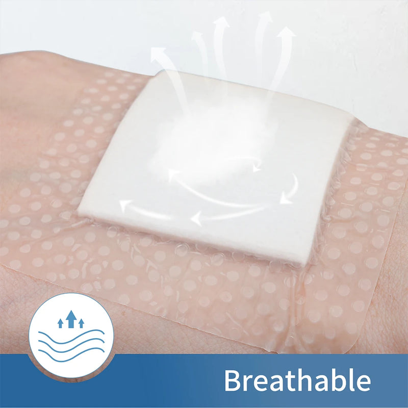 RHINO RESCUE Silicone Foam Dressing – Waterproof Bandage for First Aid & Outdoor Use