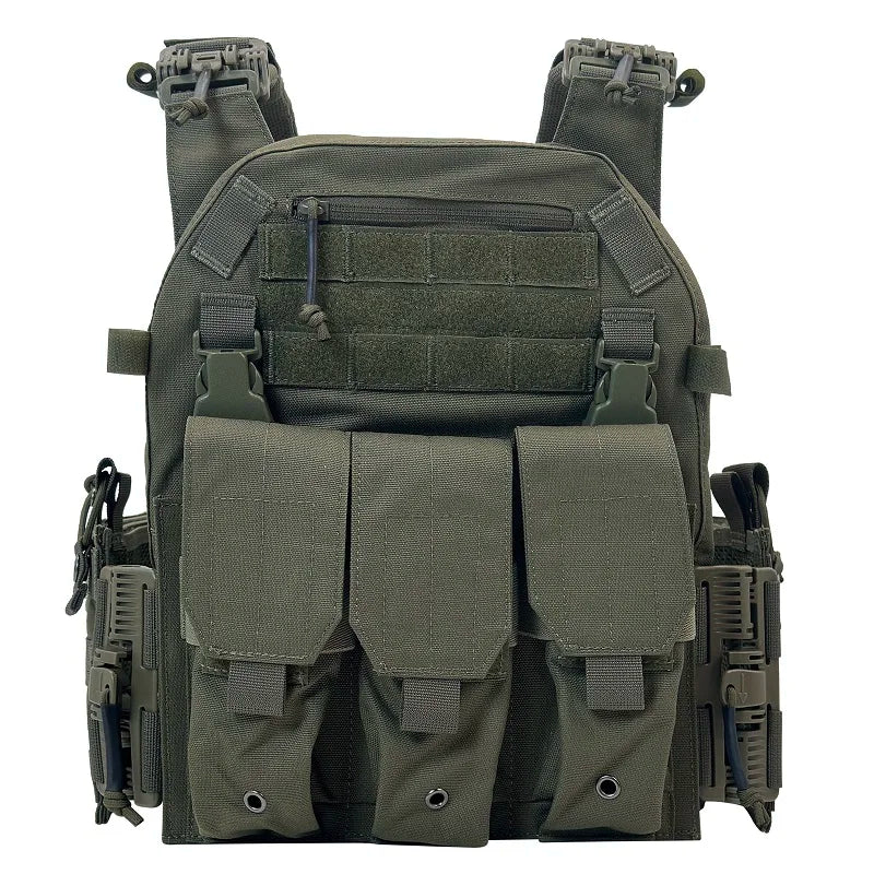 EMERSONGEARS 1000D Nylon Fabric Quick Releaseable  6094K tactical vest with Triple magazine pouch