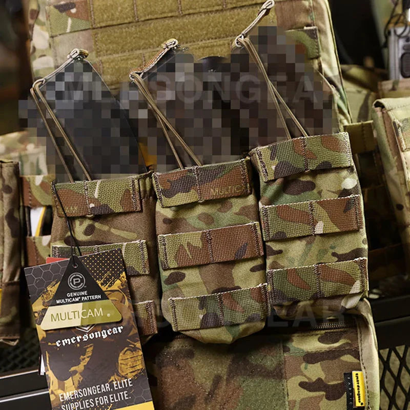 Emersongear 7.62mm Triple Open Top Magazine Pouch