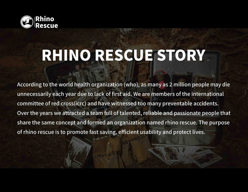 Rhino Rescue Soluble Hemostatic Gauze Portable Disposable Good Quality Combat Hemostatic Gauze Trauma Bandage