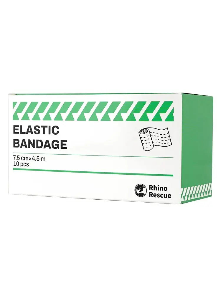 RHINO RESCUE Gauze Rolls (10 Pack) – 4" x 4.9yd Breathable First Aid Wraps