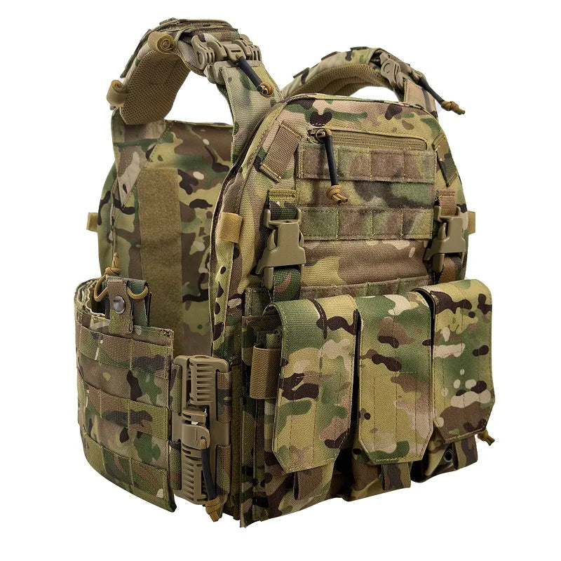 EMERSONGEARS 1000D Nylon Fabric Quick Releaseable  6094K tactical vest with Triple magazine pouch