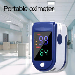Finger Pulse Oximeter – Blood Oxygen & Heart Rate Monitor