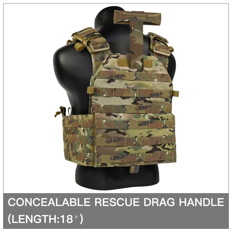 EMERSONGEARS 1000D Nylon Fabric Quick Releaseable  6094K tactical vest with Triple magazine pouch