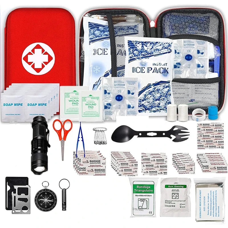Outdoor Survival Kit – Tactical First Aid Bag for Camping & Emergency Use