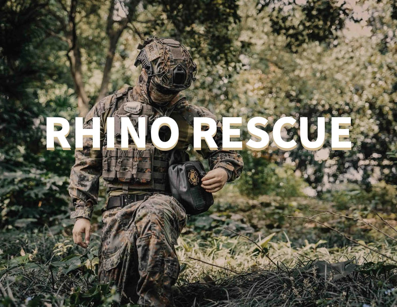 Rhino Rescue Tourniquet Hemostatic Control Single-Handed Application for Camping Hiking First Aid Tourniquets 95cm